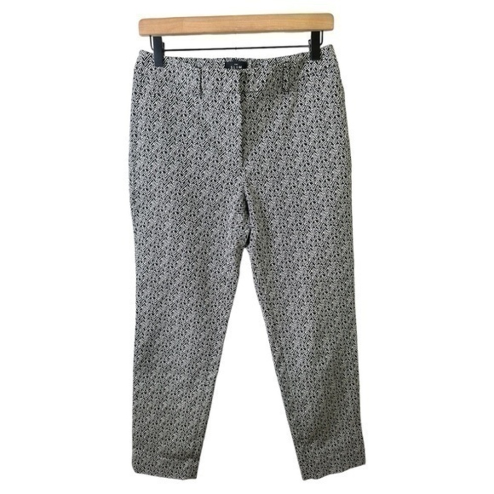 White House Black Market Pants 4 Chino The Slim Ankle Dress Pants All Over Print